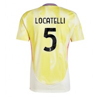 Camisa de Futebol Juventus Manuel Locatelli #5 Equipamento Secundário 2024-25 Manga Curta